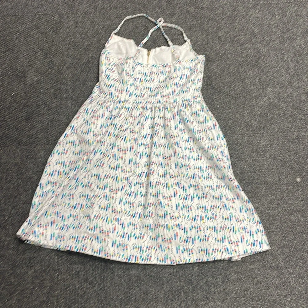 Lilly Pulitzer Alexi Dress in Oh Buoy Nautical Beach Spaghetti Strap Size 2 - Picture 5 of 5